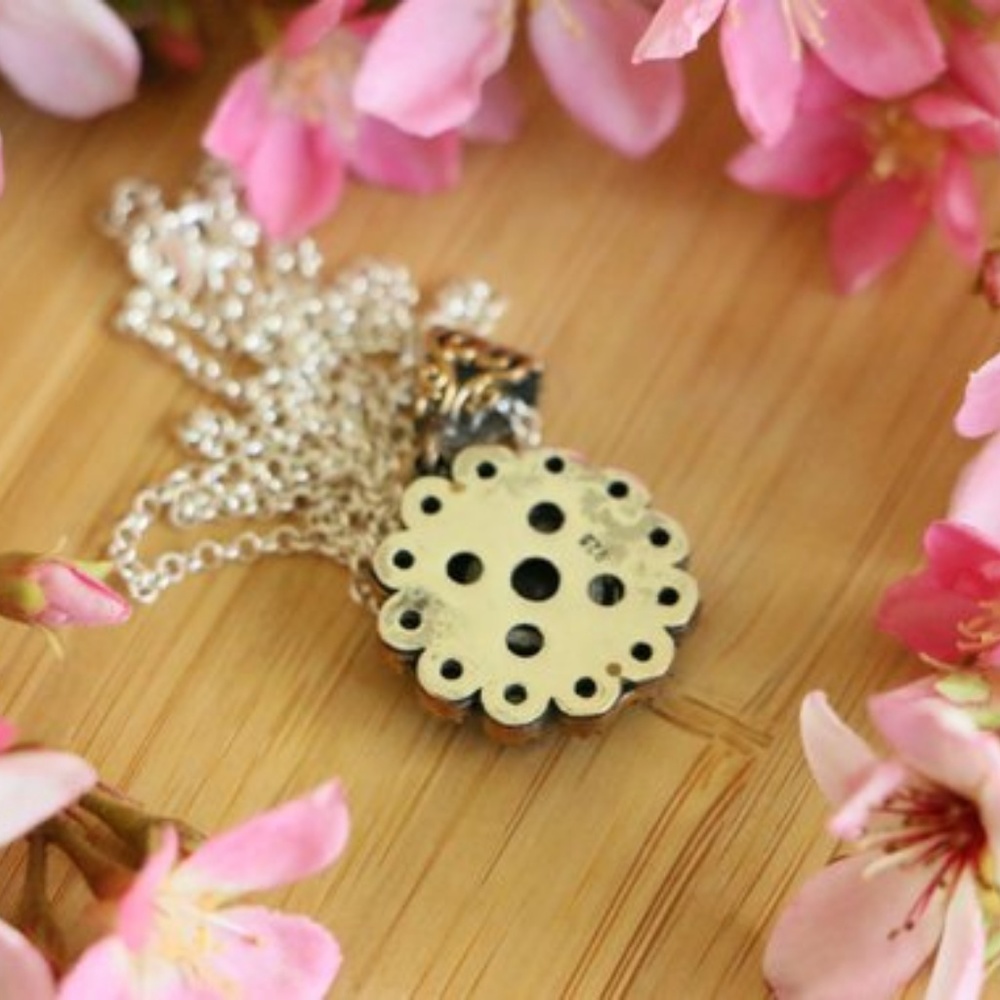 Sterling Silver Jade Stones &Cubic Zirconia Stones - Picture 4 of 8